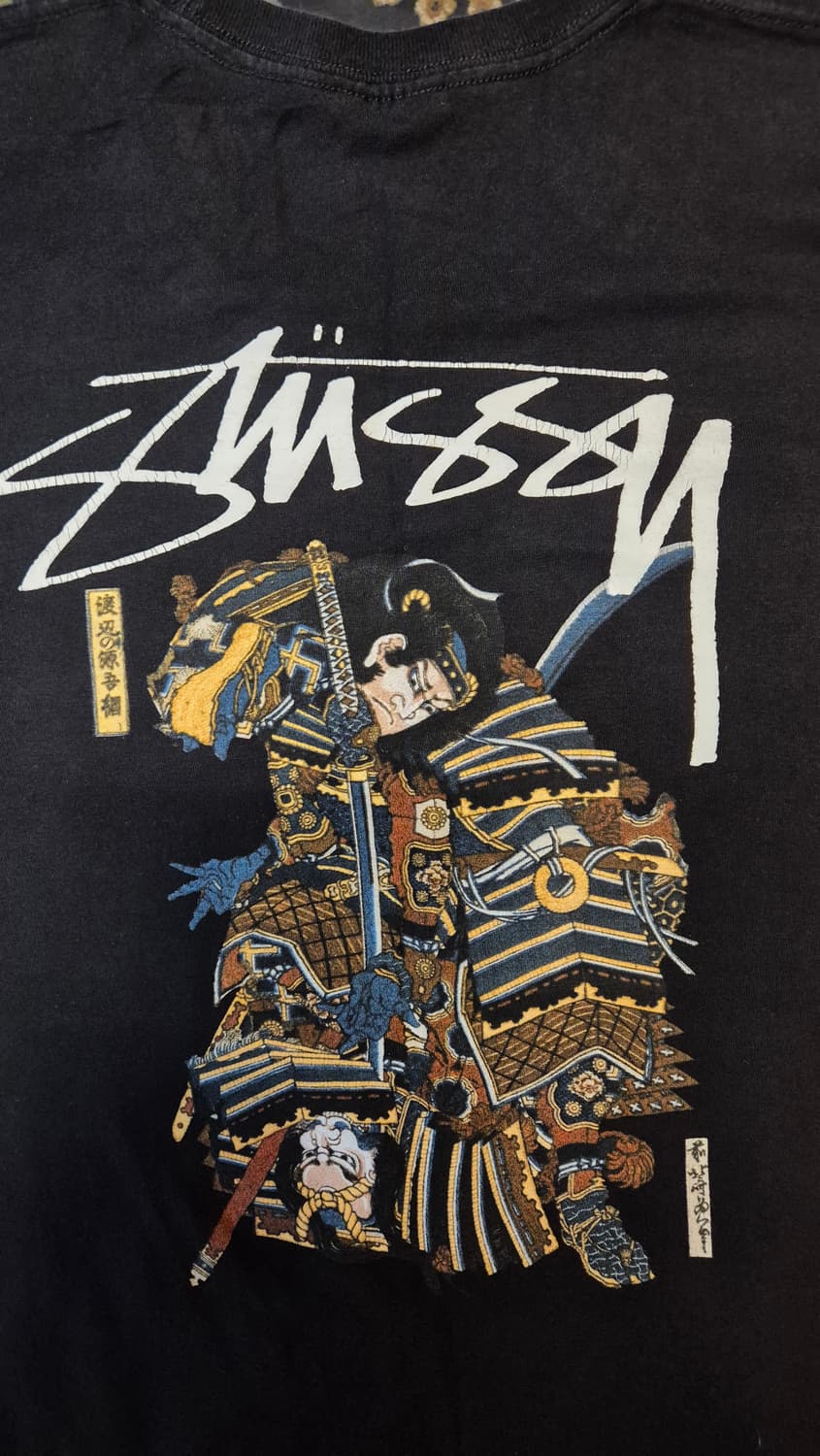 STUSSY 스투시 사무라이 프린트 반팔티 상품이미지3