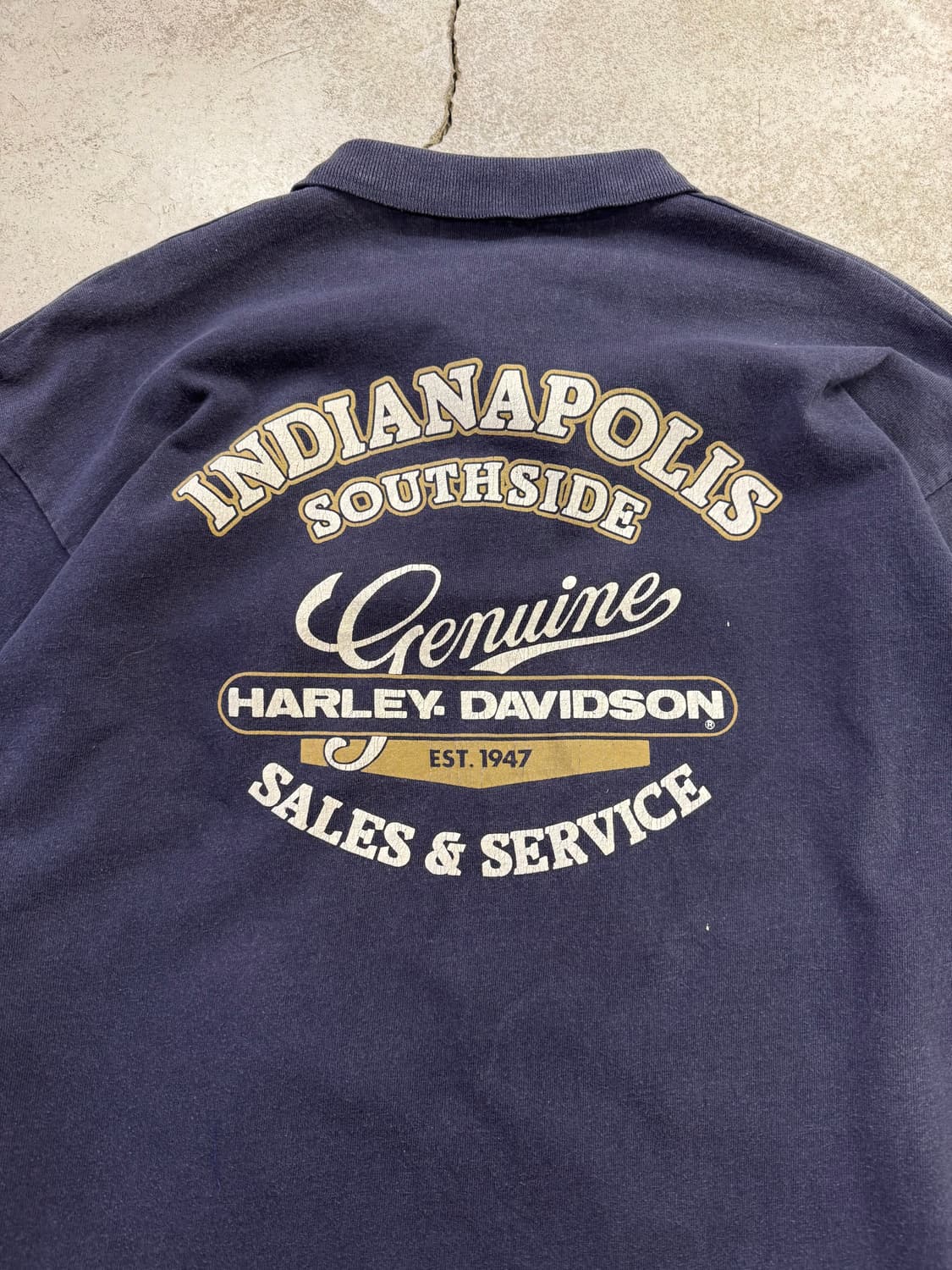 90s 할리데이비슨 이글 코튼 카라티셔츠 상품이미지6