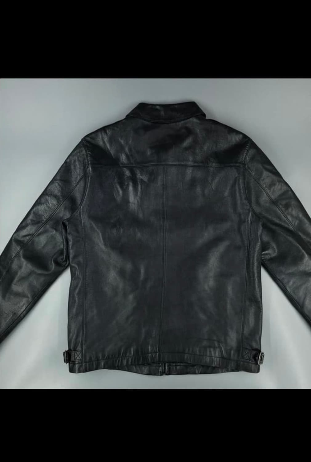 EIGEN 블랙 램스킨 싱글레더 가죽자켓 상품이미지7