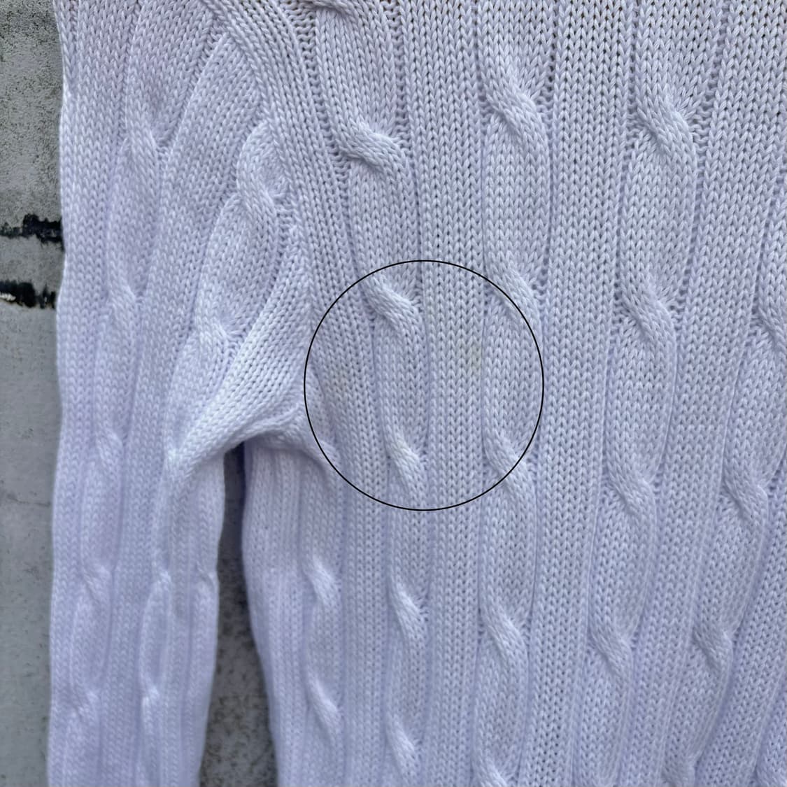 Polo 폴로 케이블 꽈배기 니트 가디건 상품이미지5