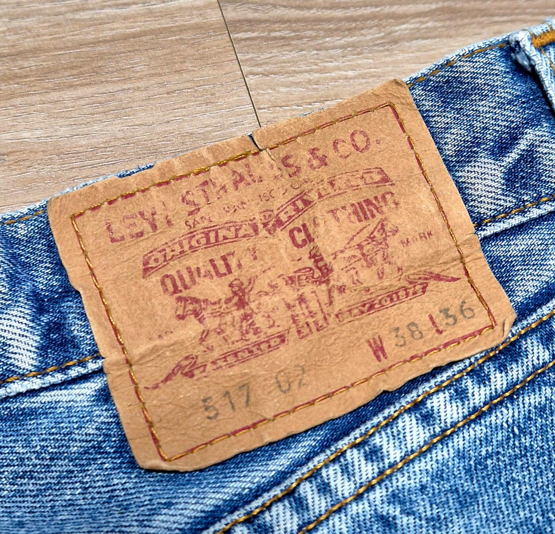 90's U.K Levi's 517-02 방축가공  (33x36) 상품이미지8