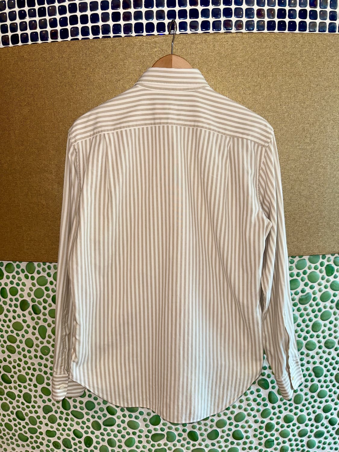 Loro Piana 코튼 카시미어 스트라이프 BD 셔츠 상품이미지2