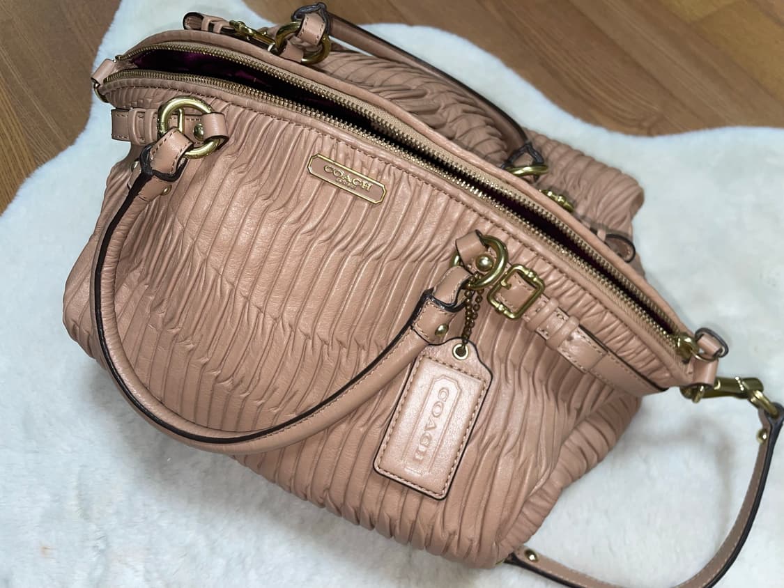Coach madison gathered leather bag 상품이미지3
