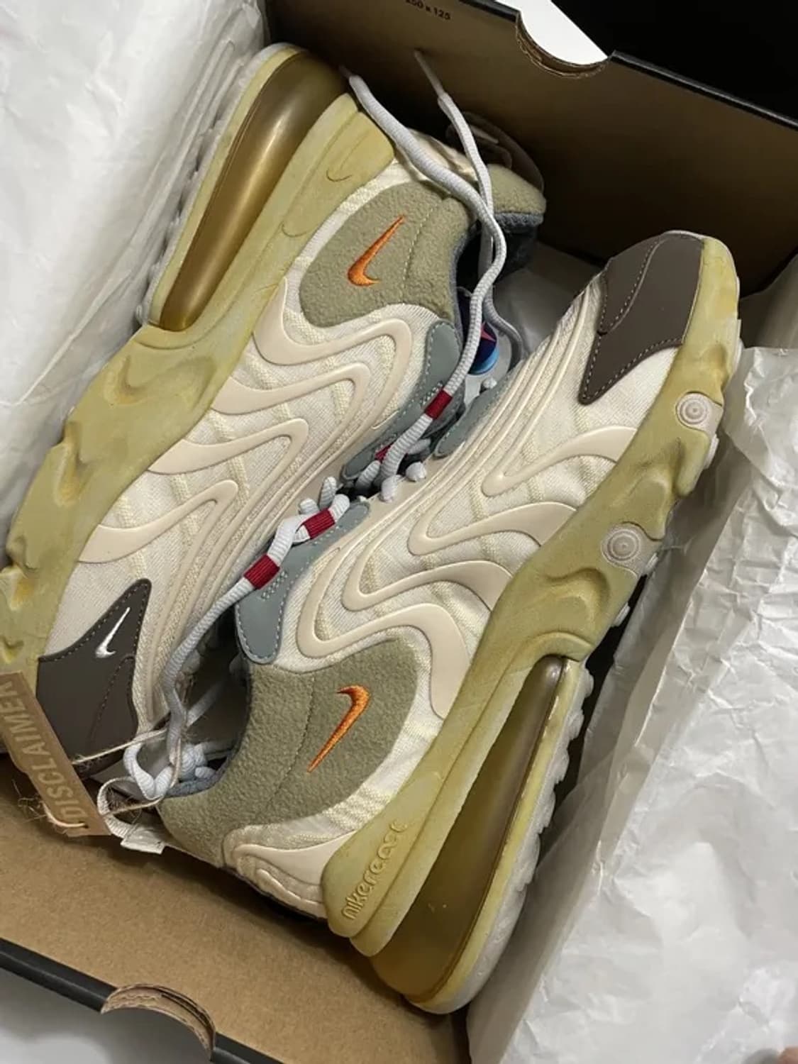 나이키 x 트래비스 스캇 에어맥스 270 리액트 캑터스 트레일 상품이미지2