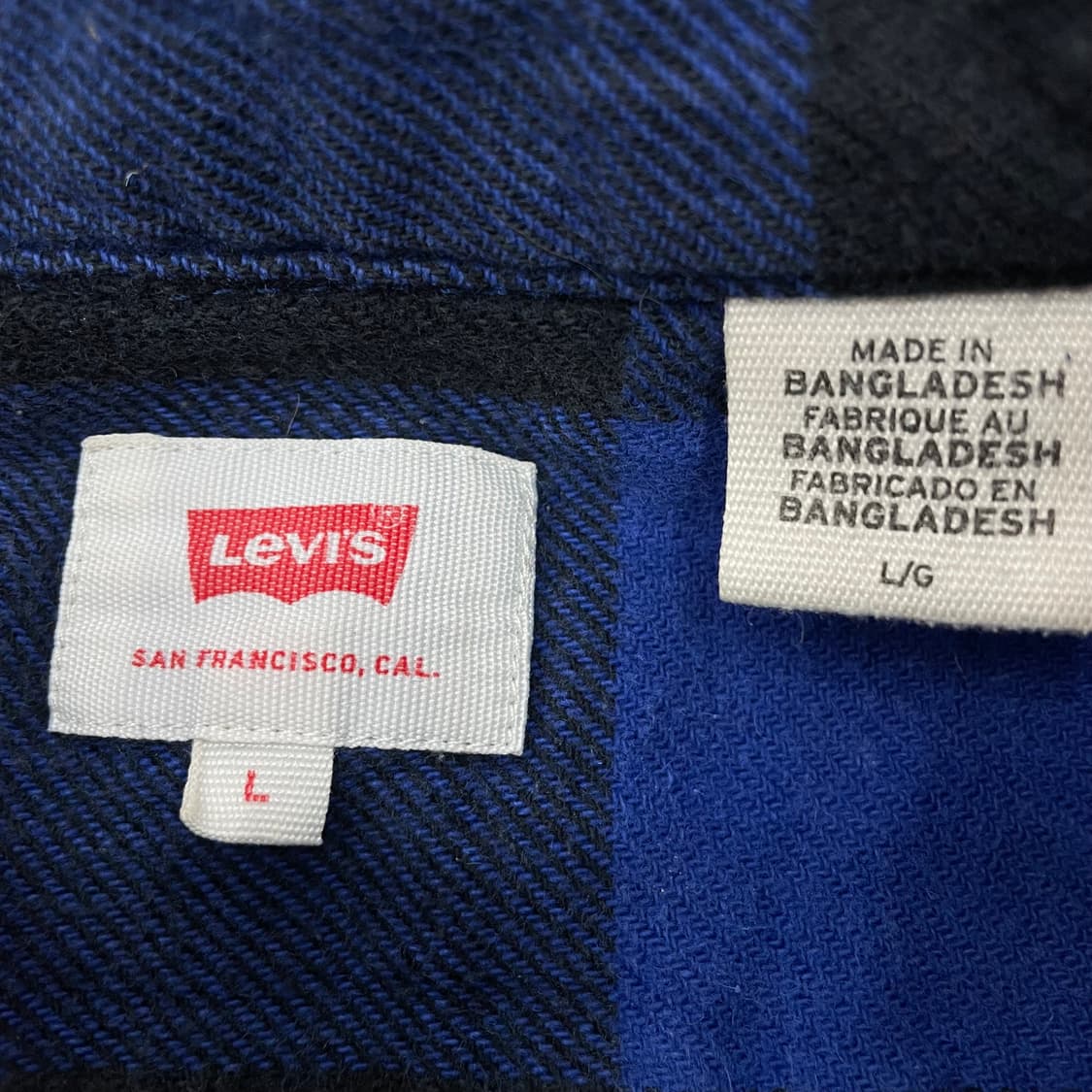 리바이스 플란넬 셔츠 상품이미지3