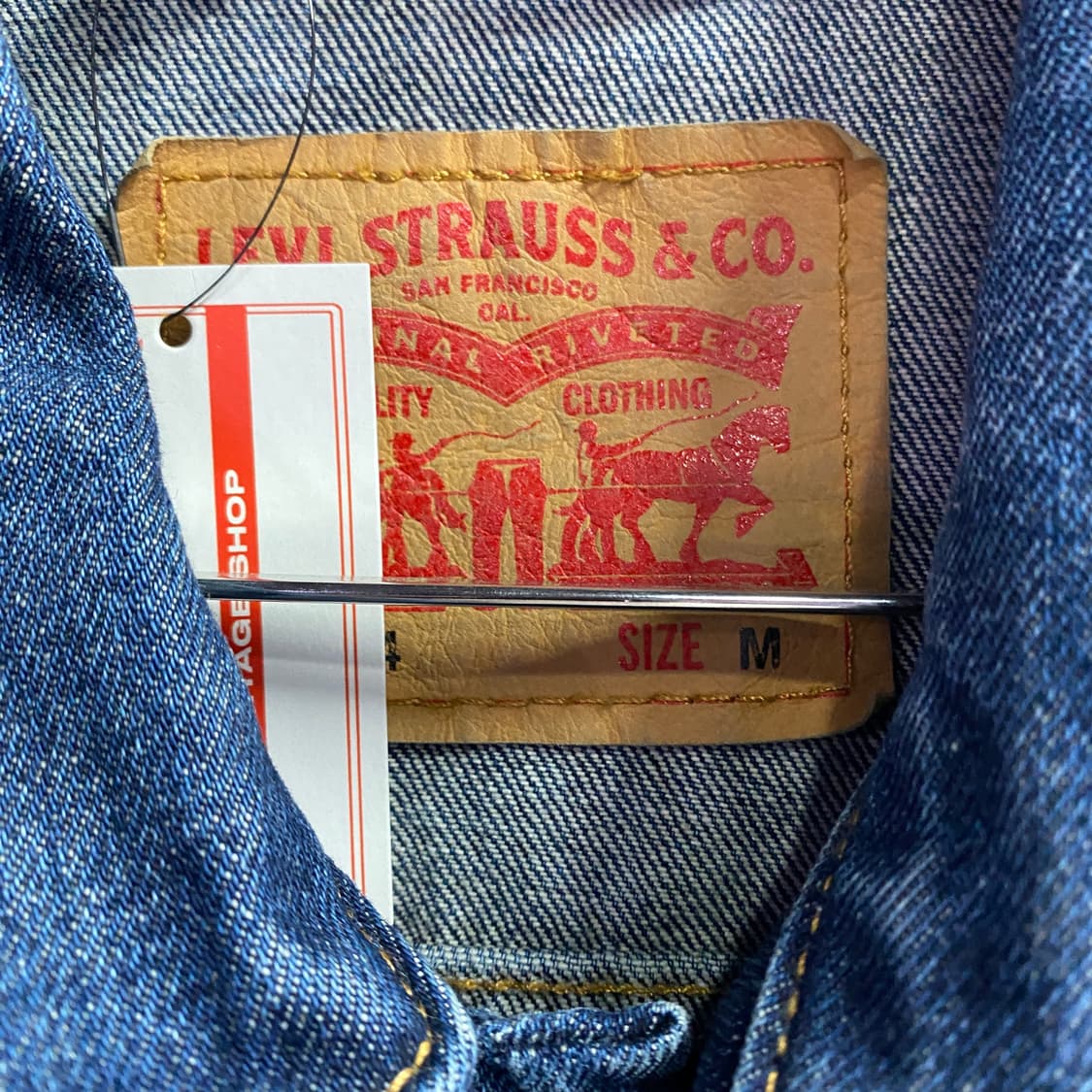 리바이스 레드 탭 포켓 데님 자켓B3106 상품이미지4