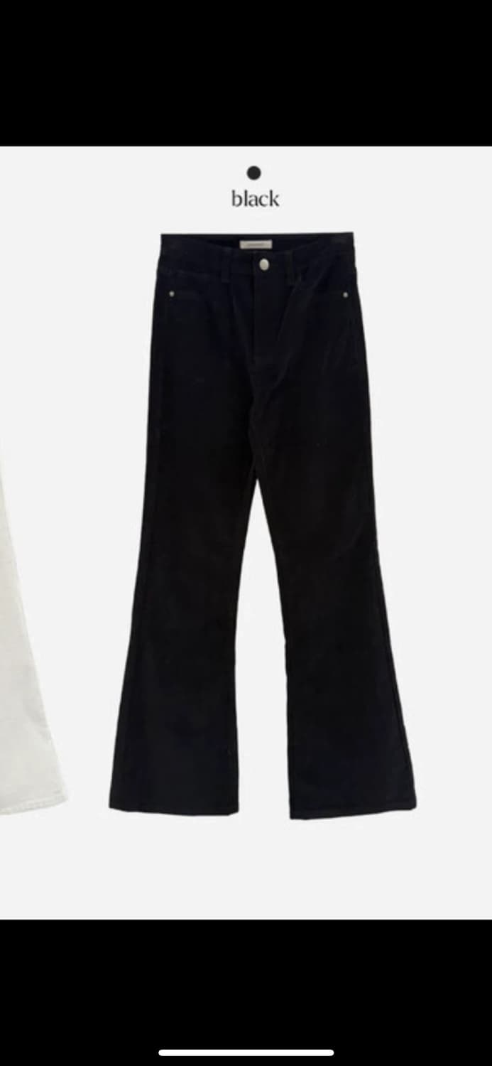 Unusually 블랙데님 세미부츠컷 팬츠 상품이미지3
