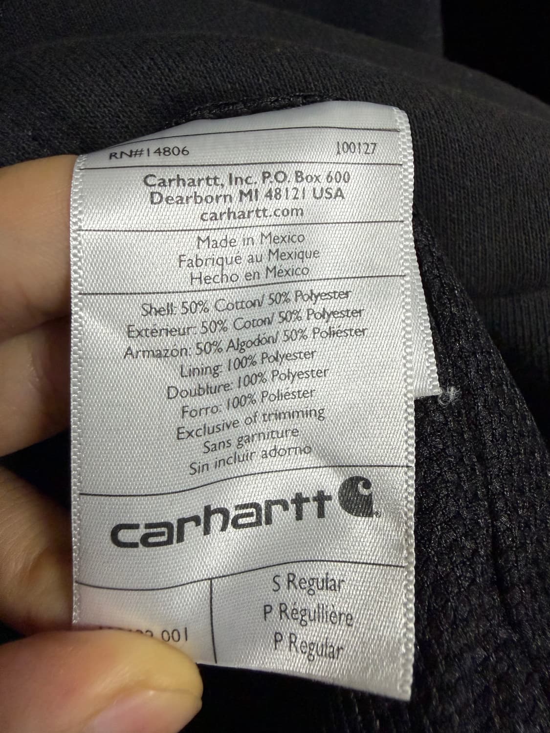 칼하트 써멀 후드 집업 상품이미지4