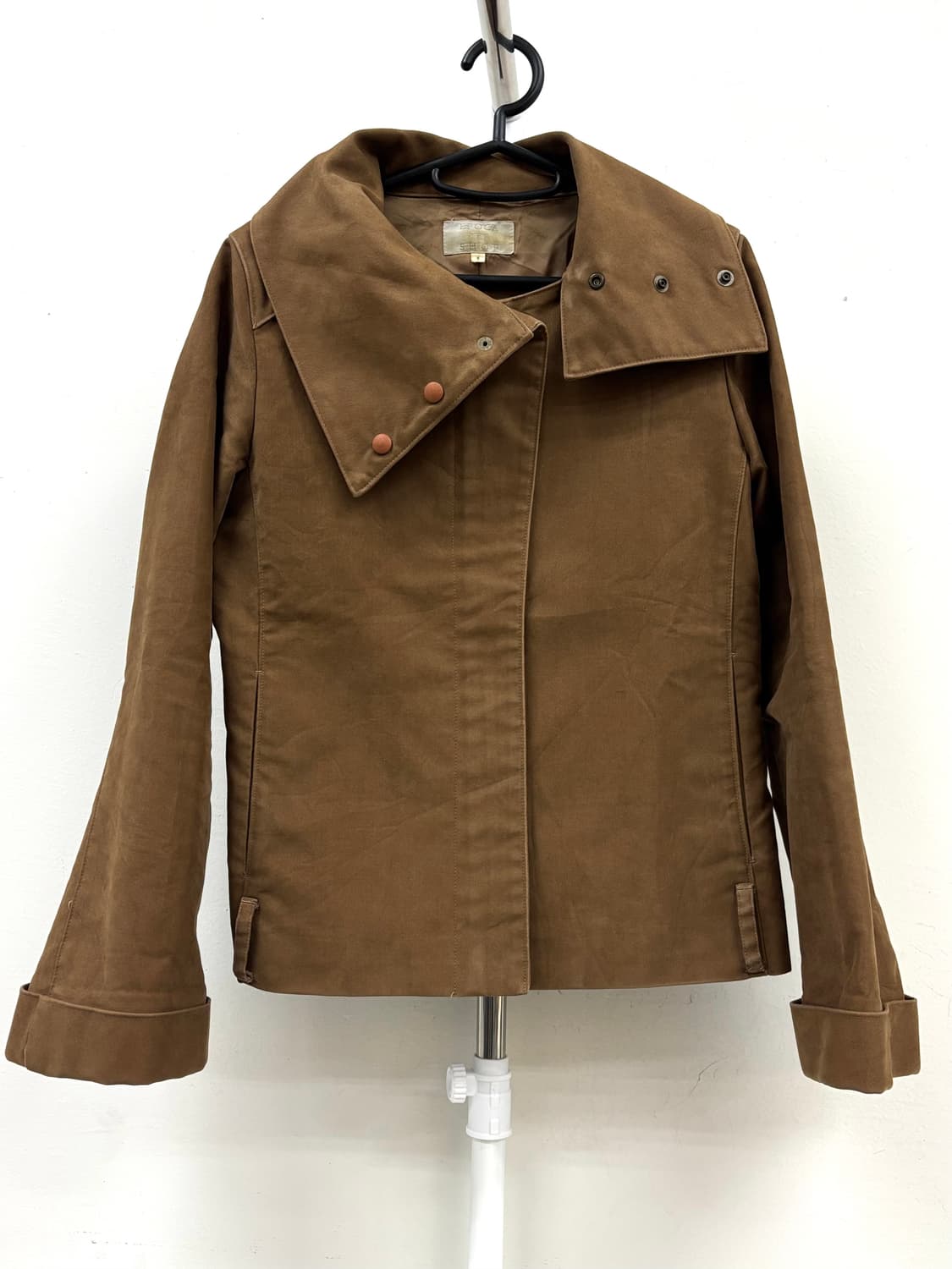빈티지 하이넥 브라운 자켓 상품이미지6