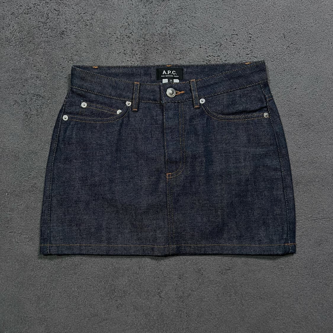 A.P.C. 아페쎄 미니주페 데님 스커트 상품이미지1