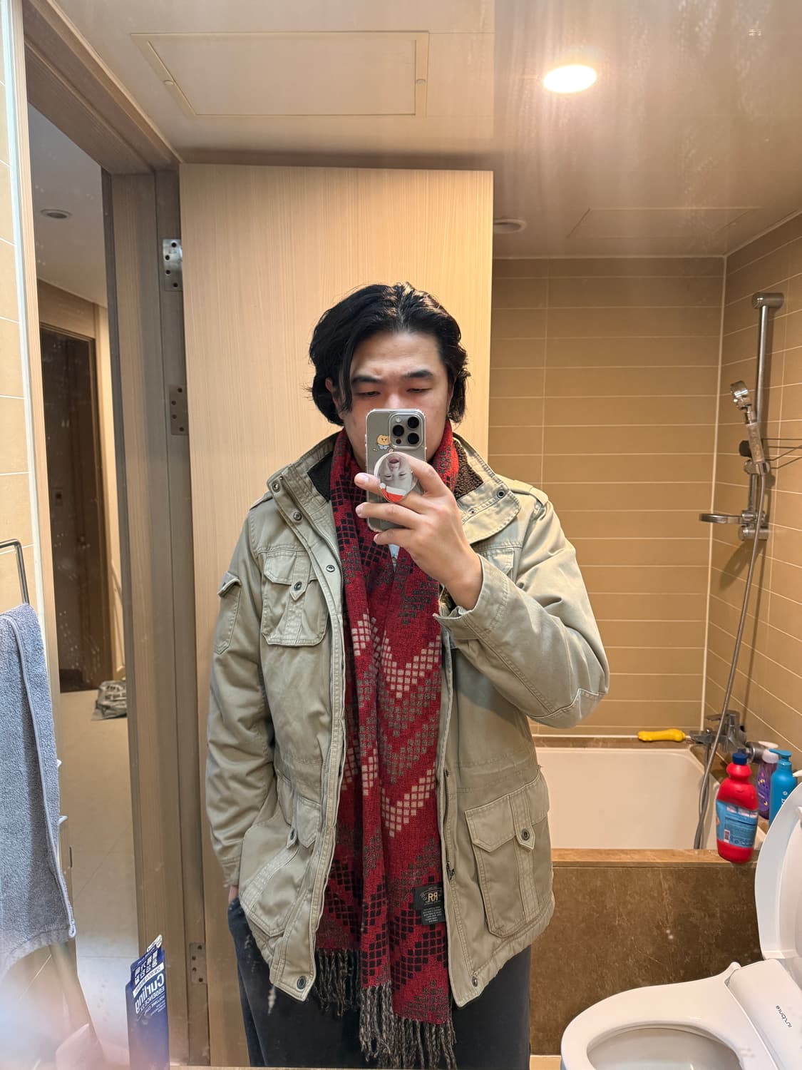 1990년대 RRL 자카드 머플러 상품이미지3