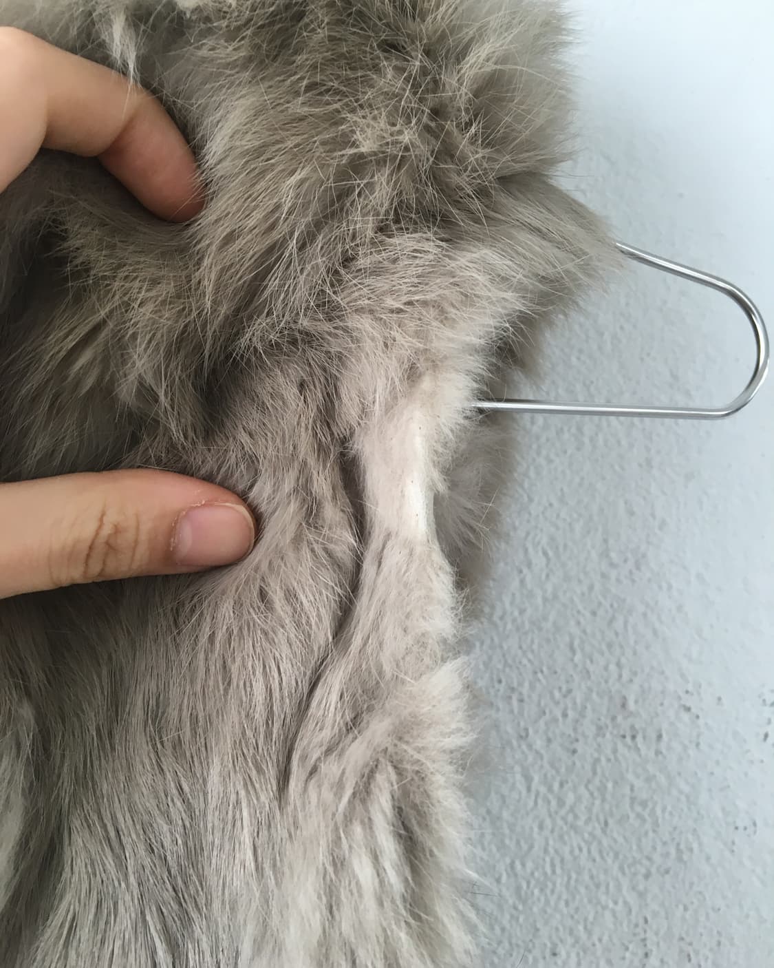 Reversible rabbit fur hood vest 상품이미지5