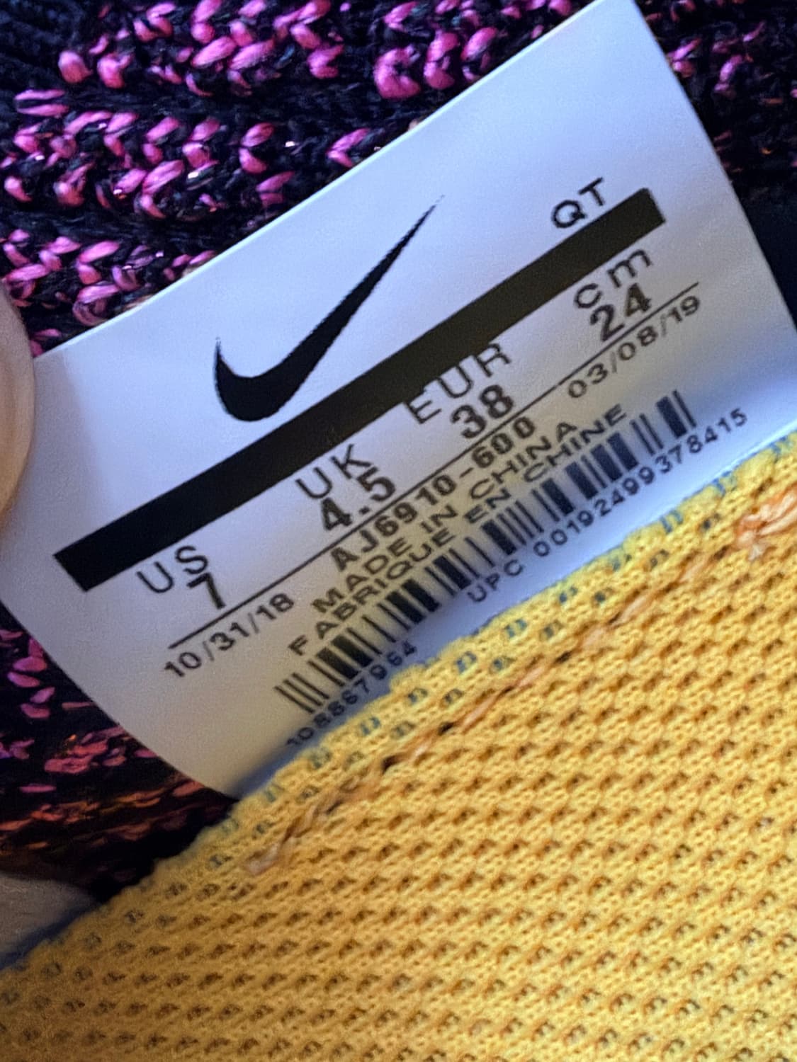 나이키 에어 베이퍼맥스 플라이니트3 240mm 상품이미지6