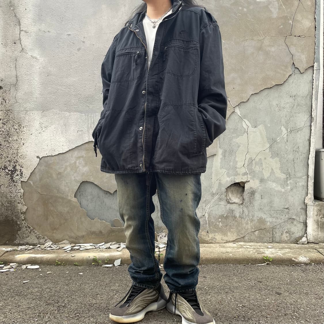 [XL]00’s NIKE 나이키 코튼 자켓 상품이미지1