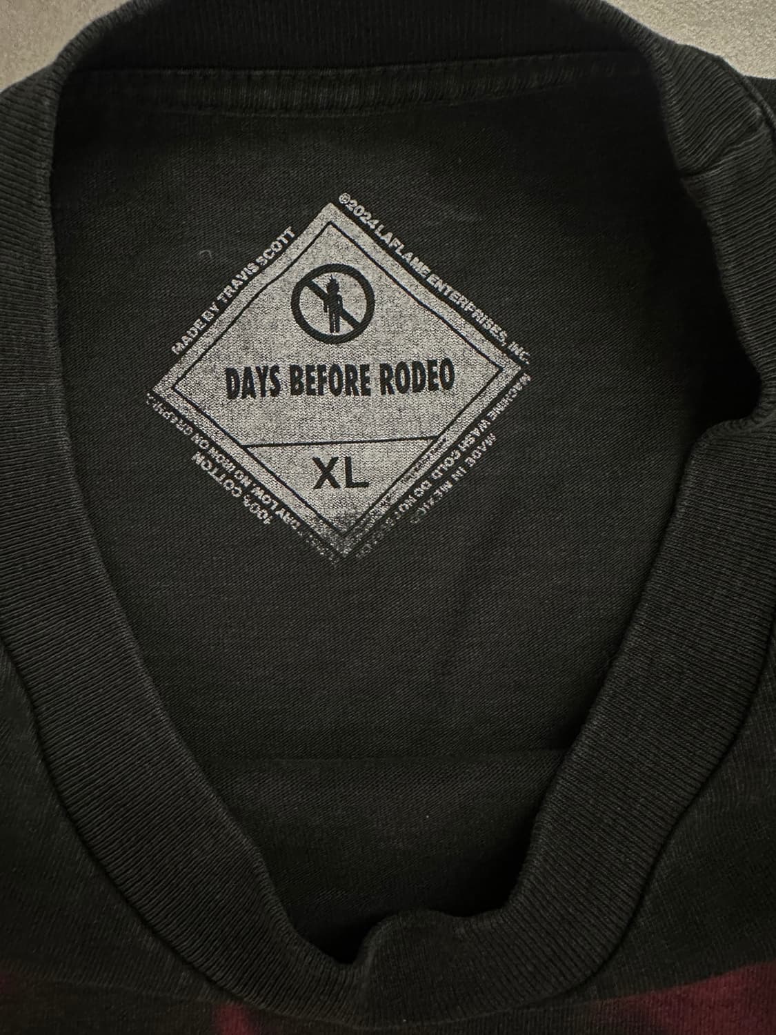 Travis Scott Days before rodeo 티셔츠 XL 상품이미지2