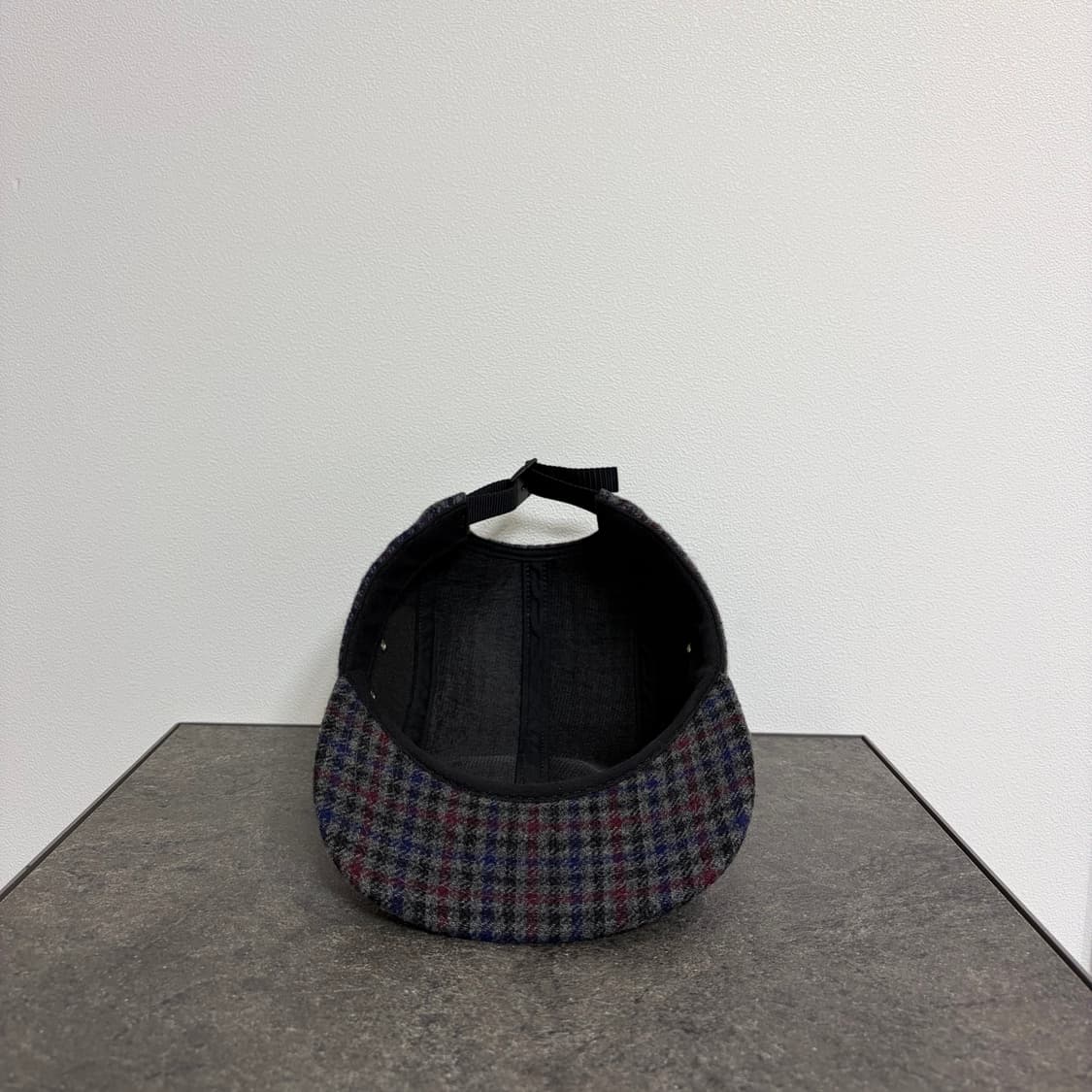 (OS) 슈프림 박스로고 캠프캡 모자 그레이 체크 상품이미지5