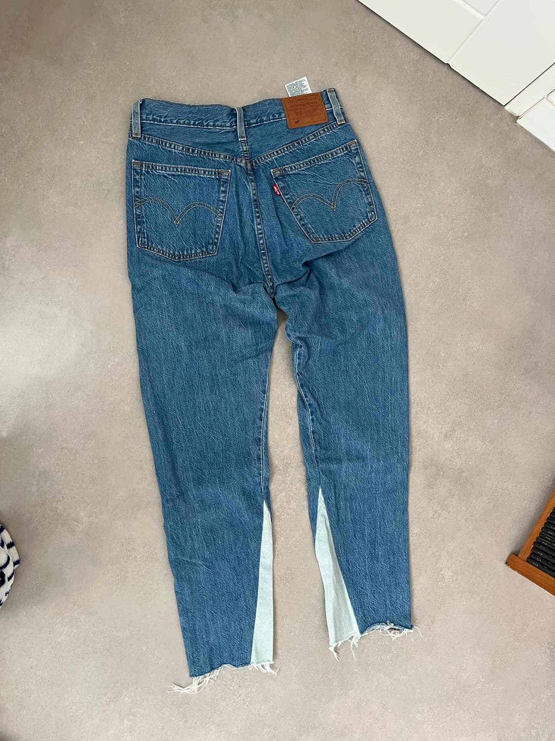 리바이스 배색 데님 26 사이즈 상품이미지5