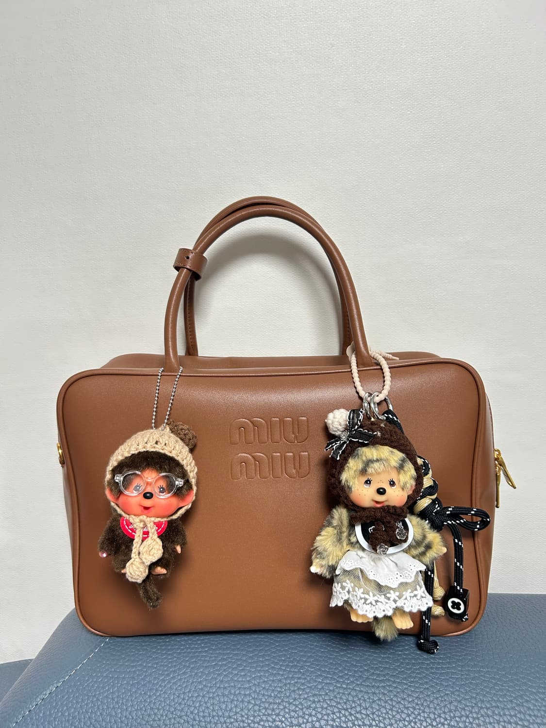 (10)정품몬치치🤎❄️ 겨울 감성 빅헤드 남아커스텀키링 상품이미지9