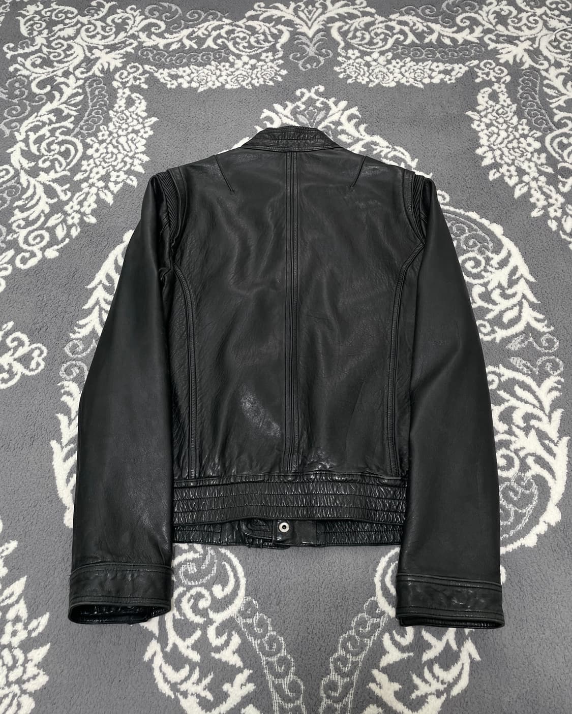 None Black Lambskin Rider Jacket 상품이미지4