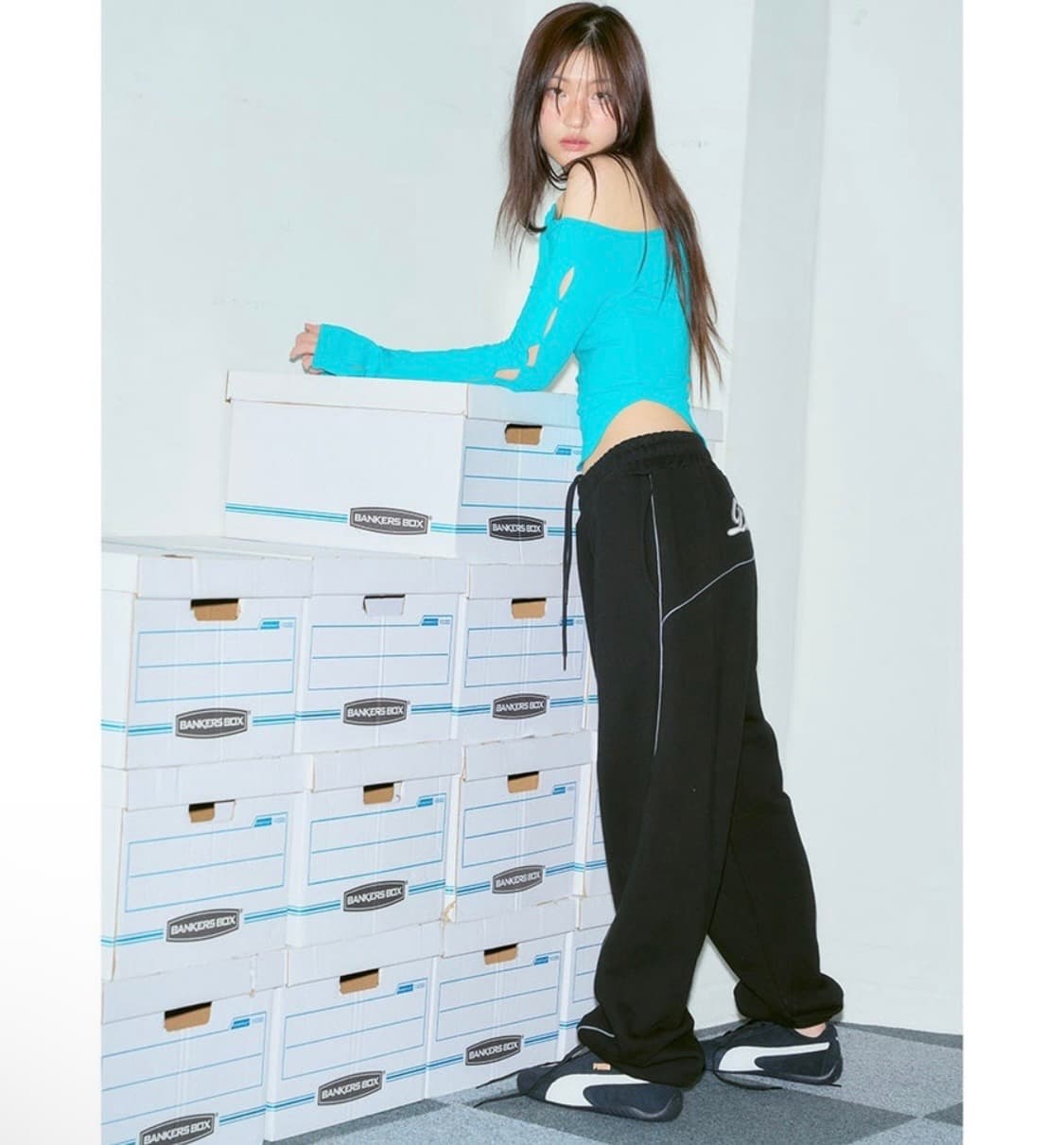 플리즈노팔로우 이브 오프숄더 탑 상품이미지1