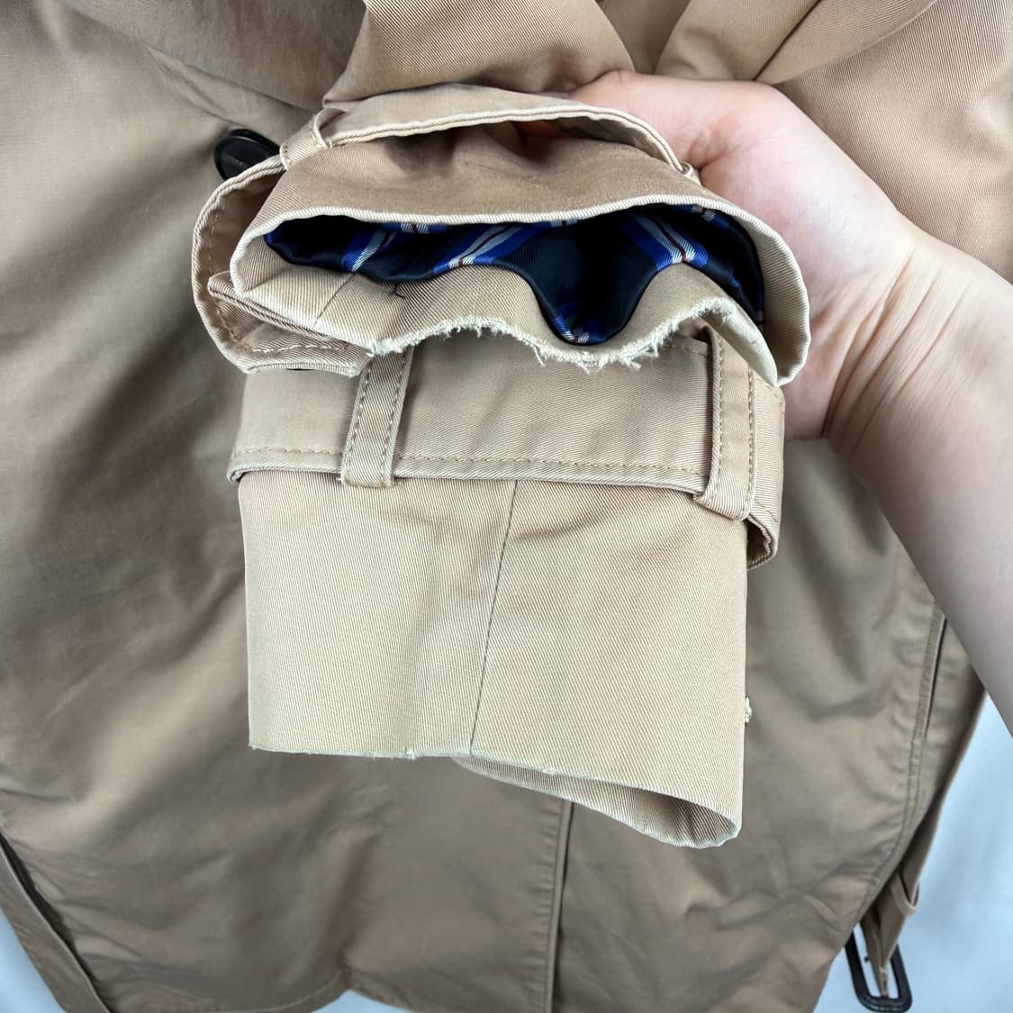 (XS) 타미힐피거 내피포함 트렌치 코트 베이지 상품이미지5