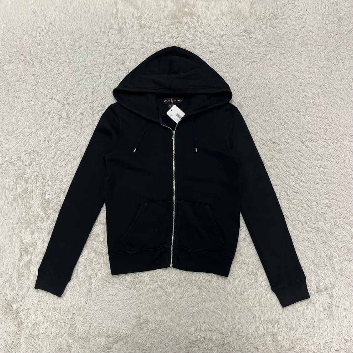 Polo big pony black zip-up hoodie 상품이미지4