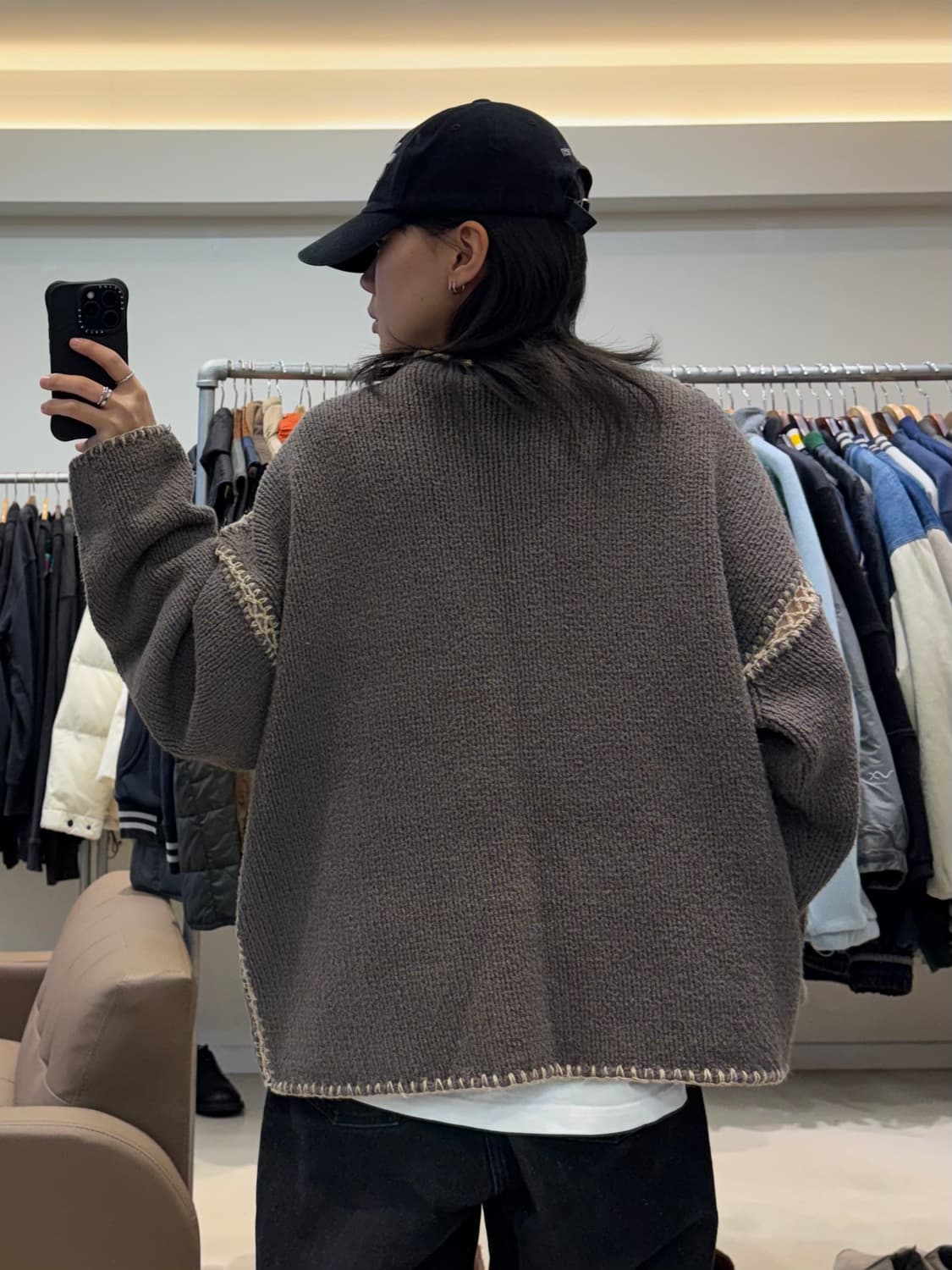 90s 돌체앤가바나 보트넥 스티치 니트 상품이미지7