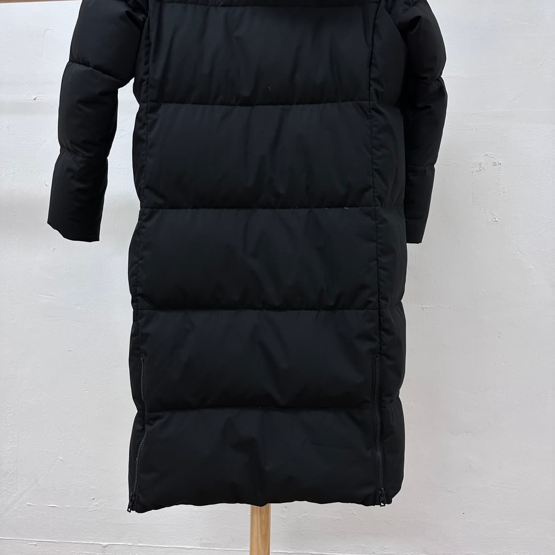 코오롱스포츠 여성 거위털 롱패딩 점퍼 블랙 90 JS20 상품이미지6