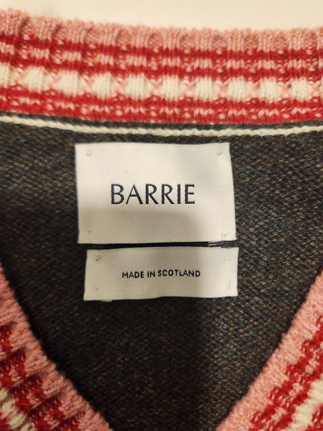(정품)샤넬 배리 BARRIE 캐시미어 브이넥 니트 상품이미지6