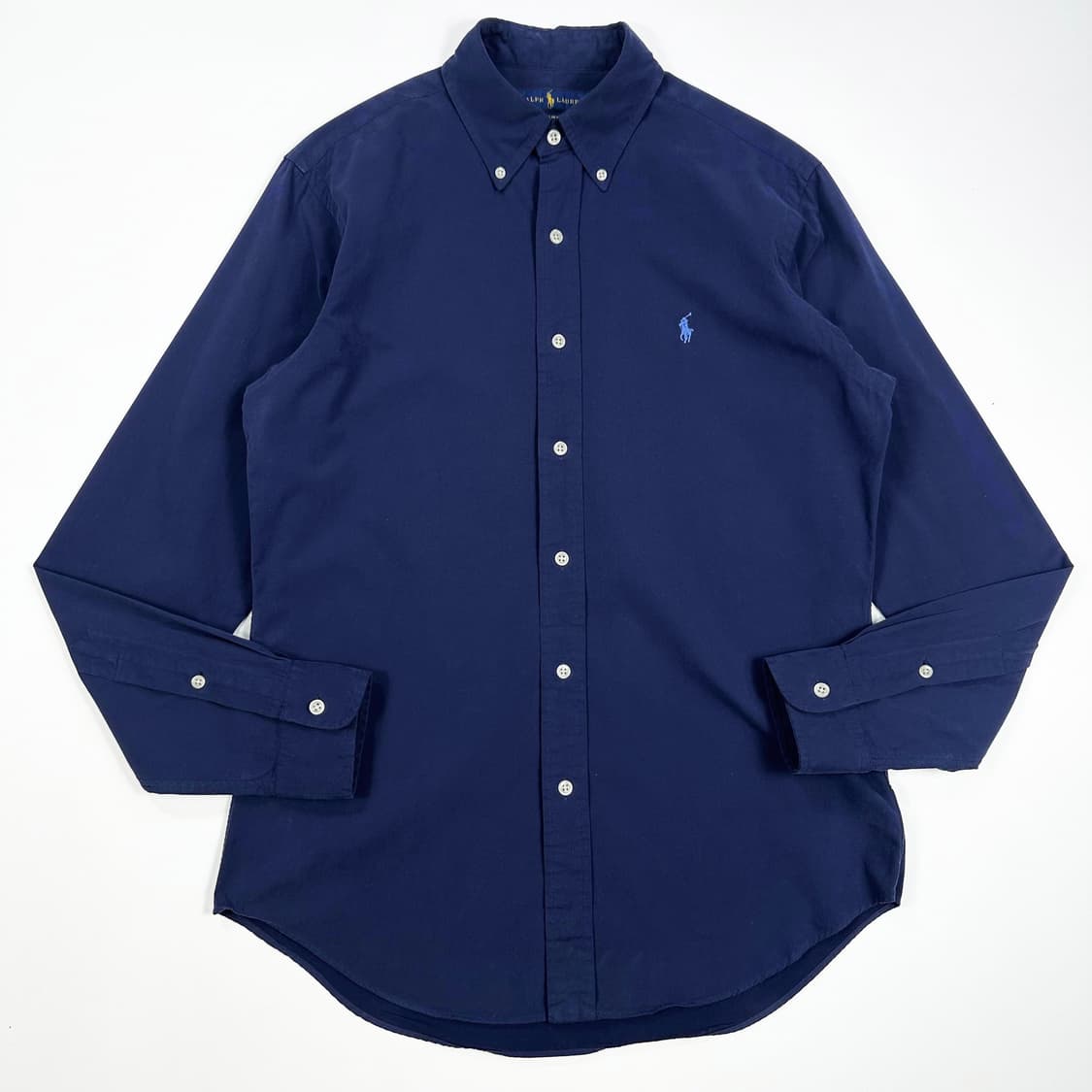 폴로 랄프로렌 클래식 슬림핏 셔츠 네이비 M 상품이미지1