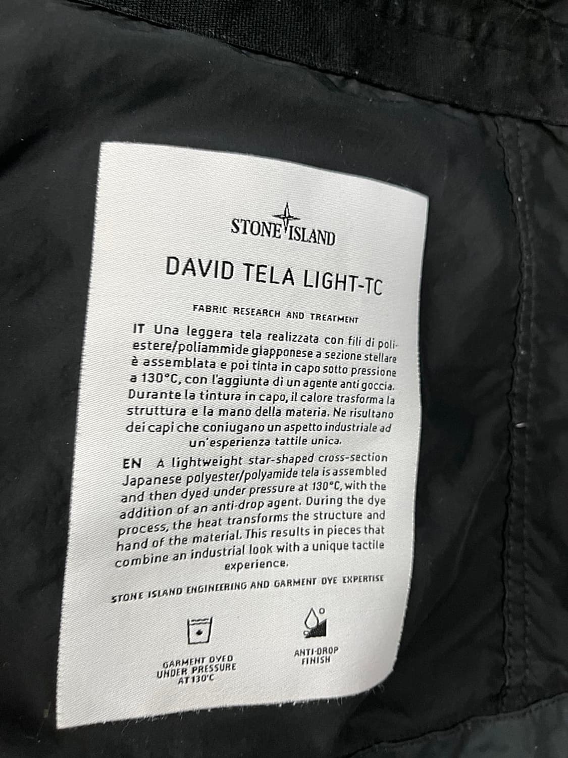 95-100) 스톤아일랜드 DAVID TELA LIGHT 자켓  상품이미지8
