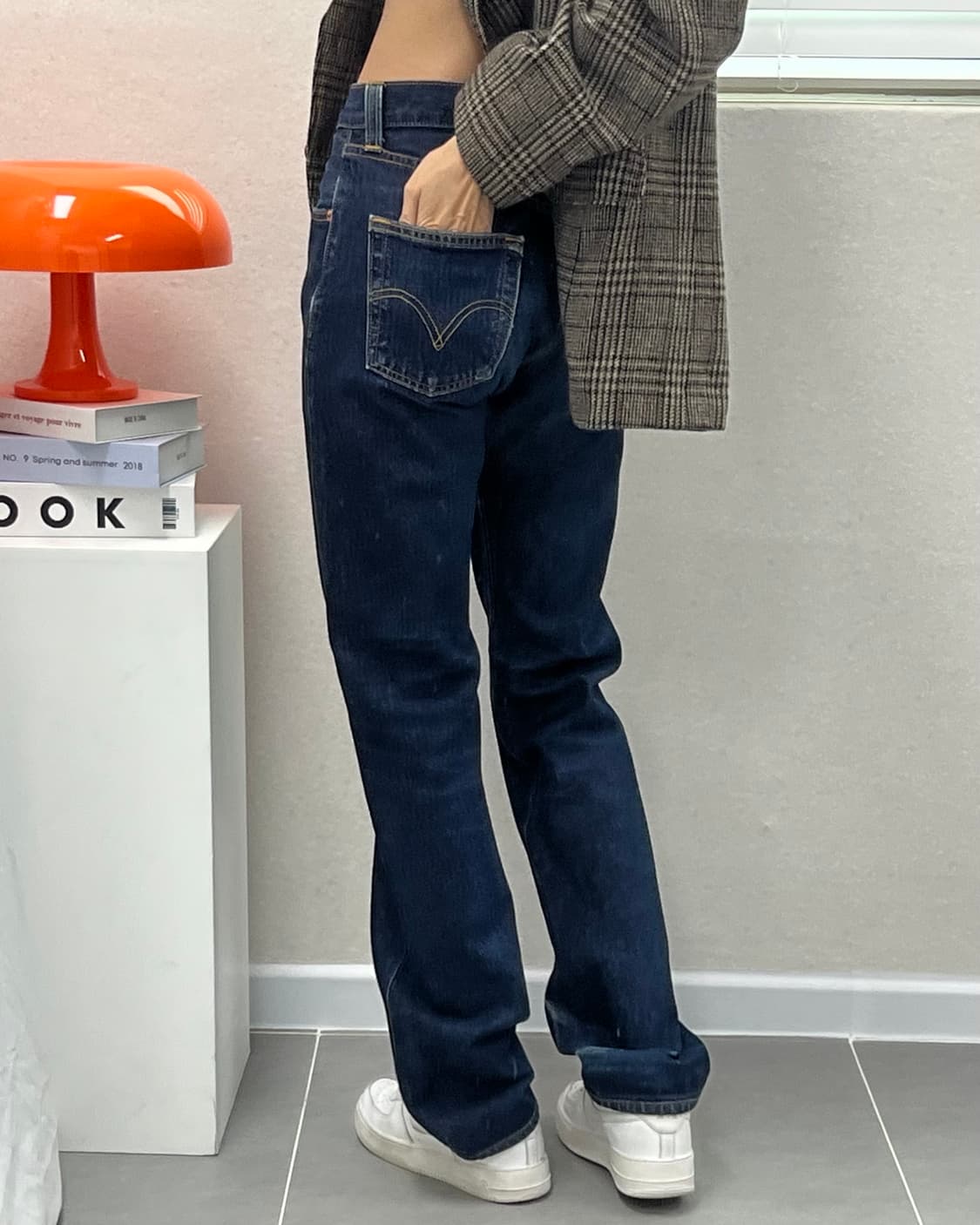 (허단36.5)리바이스 501 진청-M1393 상품이미지10