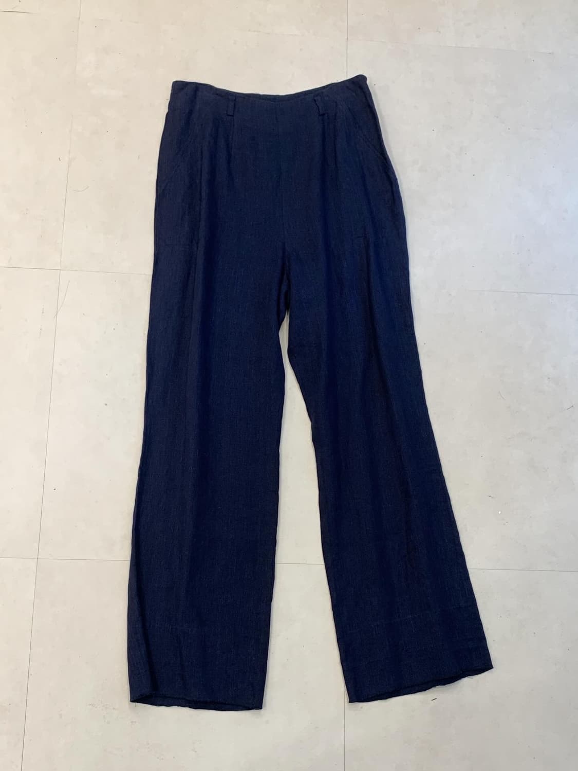 indigo linen pants 상품이미지4