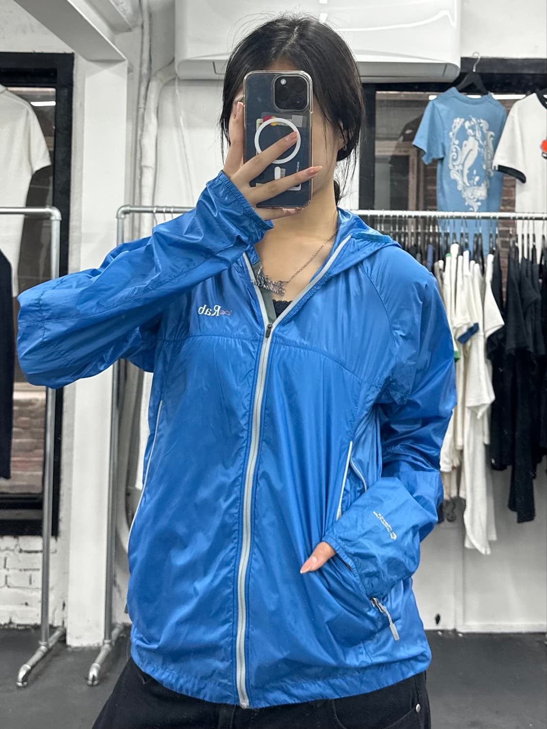Rab 블루 바람막이 상품이미지4