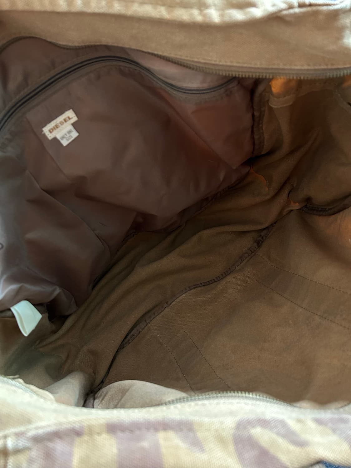 디젤 y2k 밀리터리 캔버스 투웨이 메신저백 상품이미지6