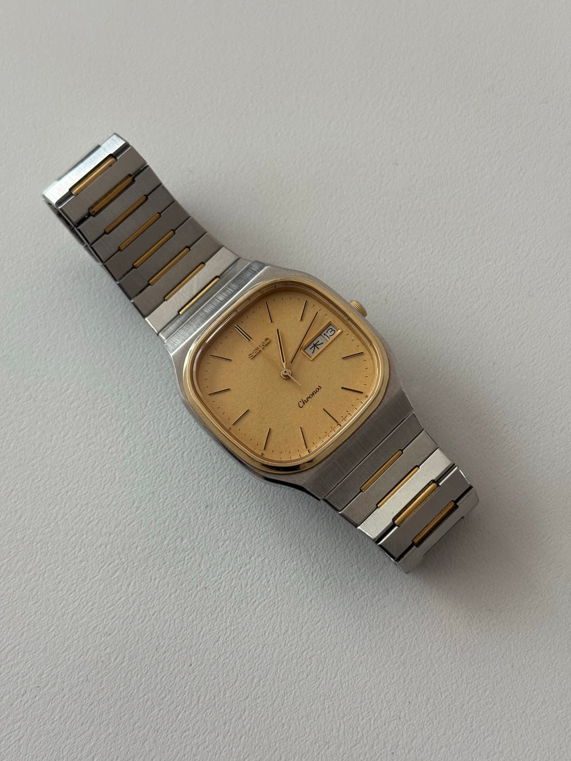 세이코 Seiko 쿼츠 크로노스 데이데이트 콤비 상품이미지3