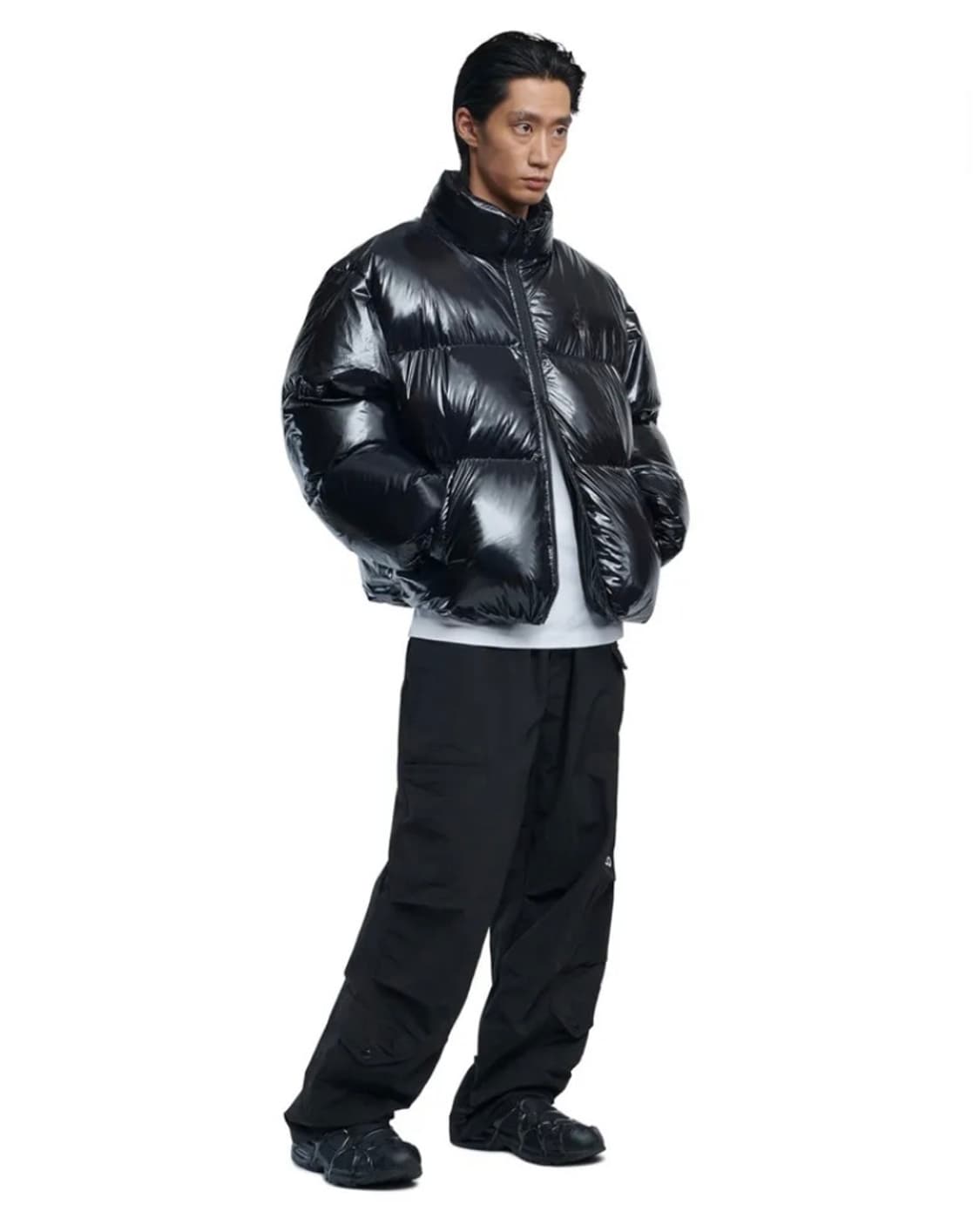 노매뉴얼 LUKE DUCK DOWN - Glossy black 상품이미지5
