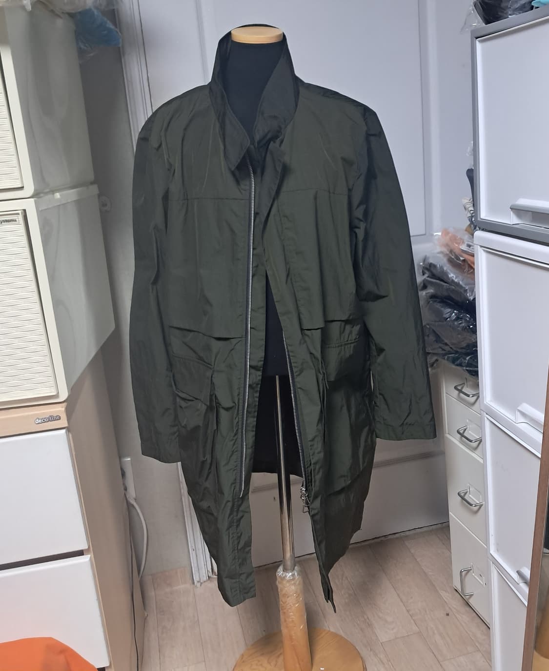 Panicale 빠니깔레 카키 트렌치 코트 야상 M(상태상급) 상품이미지1