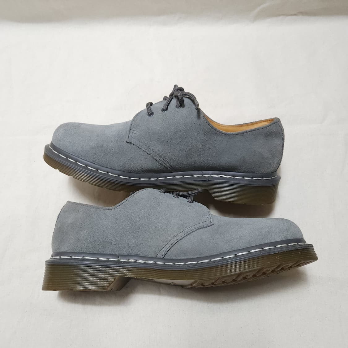 [8UK] 닥터마틴 1461 그레이 스웨이드 3홀 (260~265) 상품이미지4
