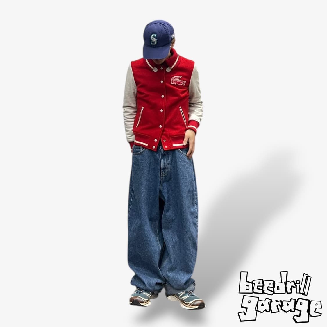 라코스테 하이넥 바시티 자켓 상품이미지1