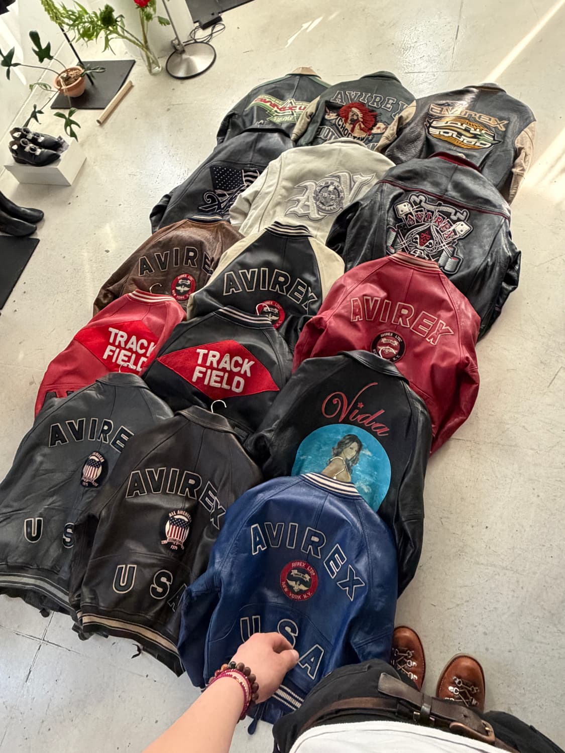 vintag Avirex/ 아비렉스 가죽 자켓 상품이미지1
