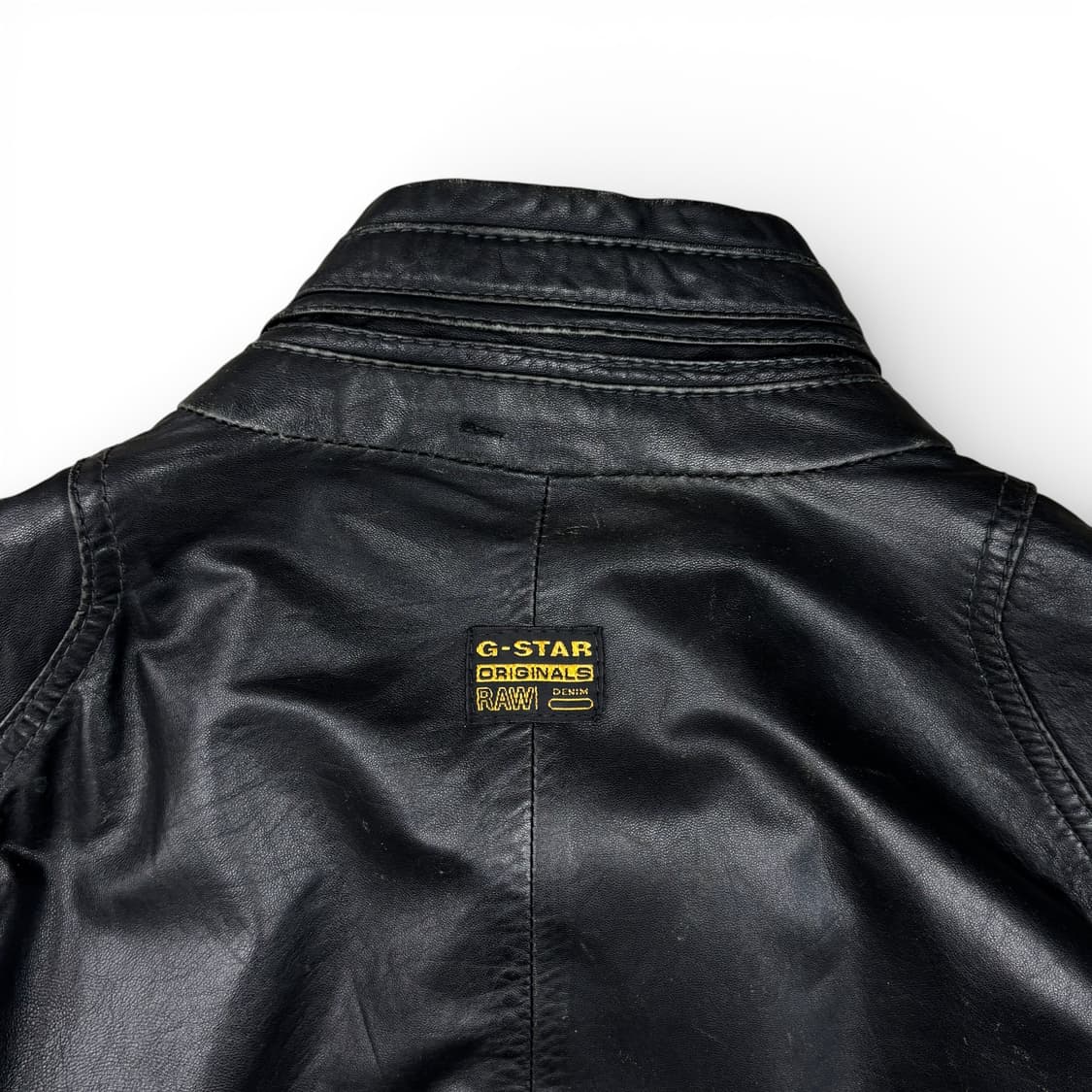 지스타 로우 New Macc 레더 봄버 자켓 상품이미지4