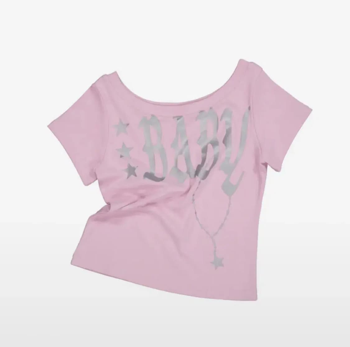 셋업이엑스이 BABY WIDE NECK TOP 베이비 와이드 넥 탑 상품이미지1