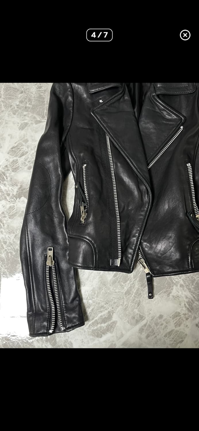 leather rider jacket 상품이미지4