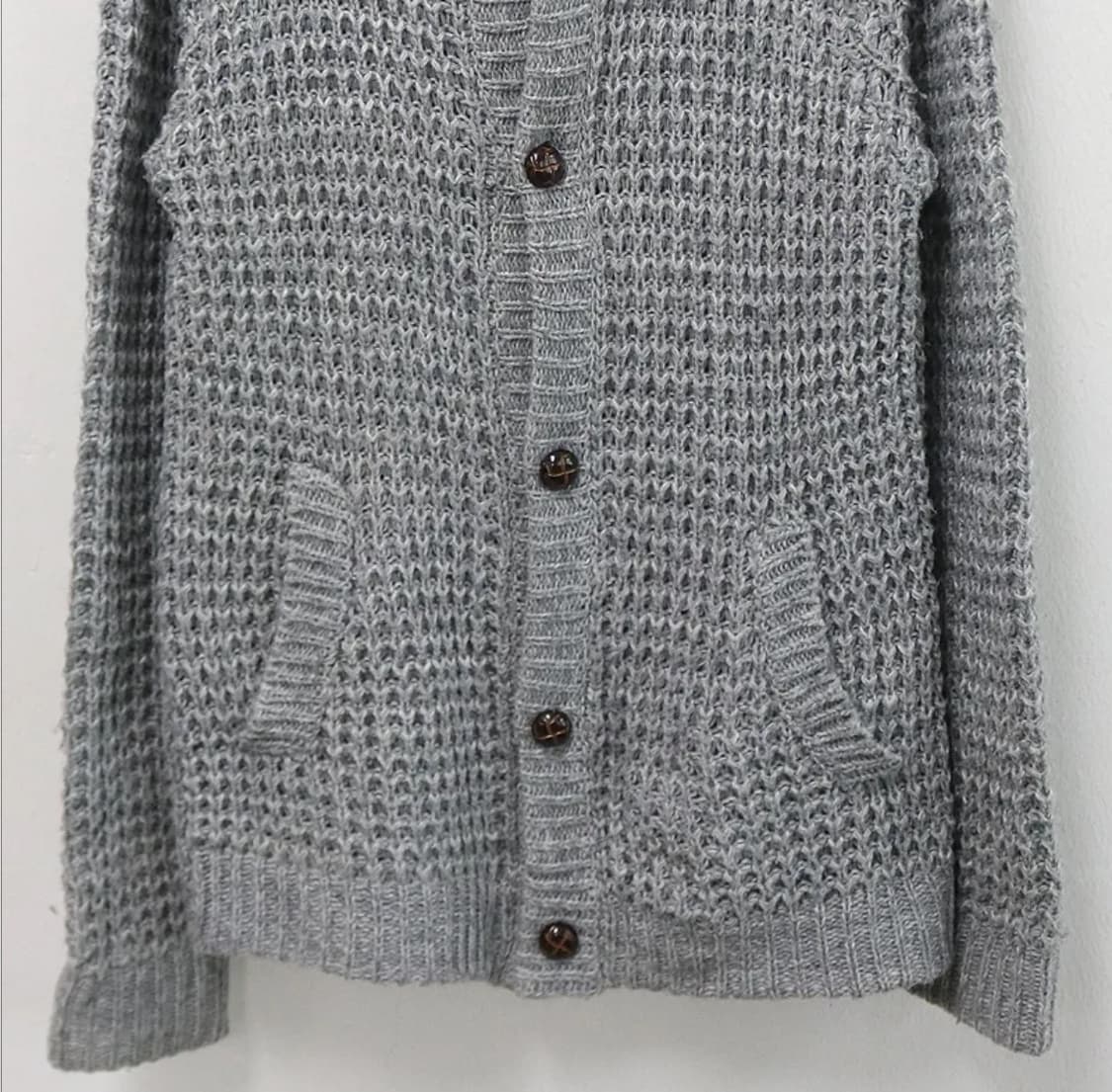 (옷장정리) 니트 후드집업 상품이미지4