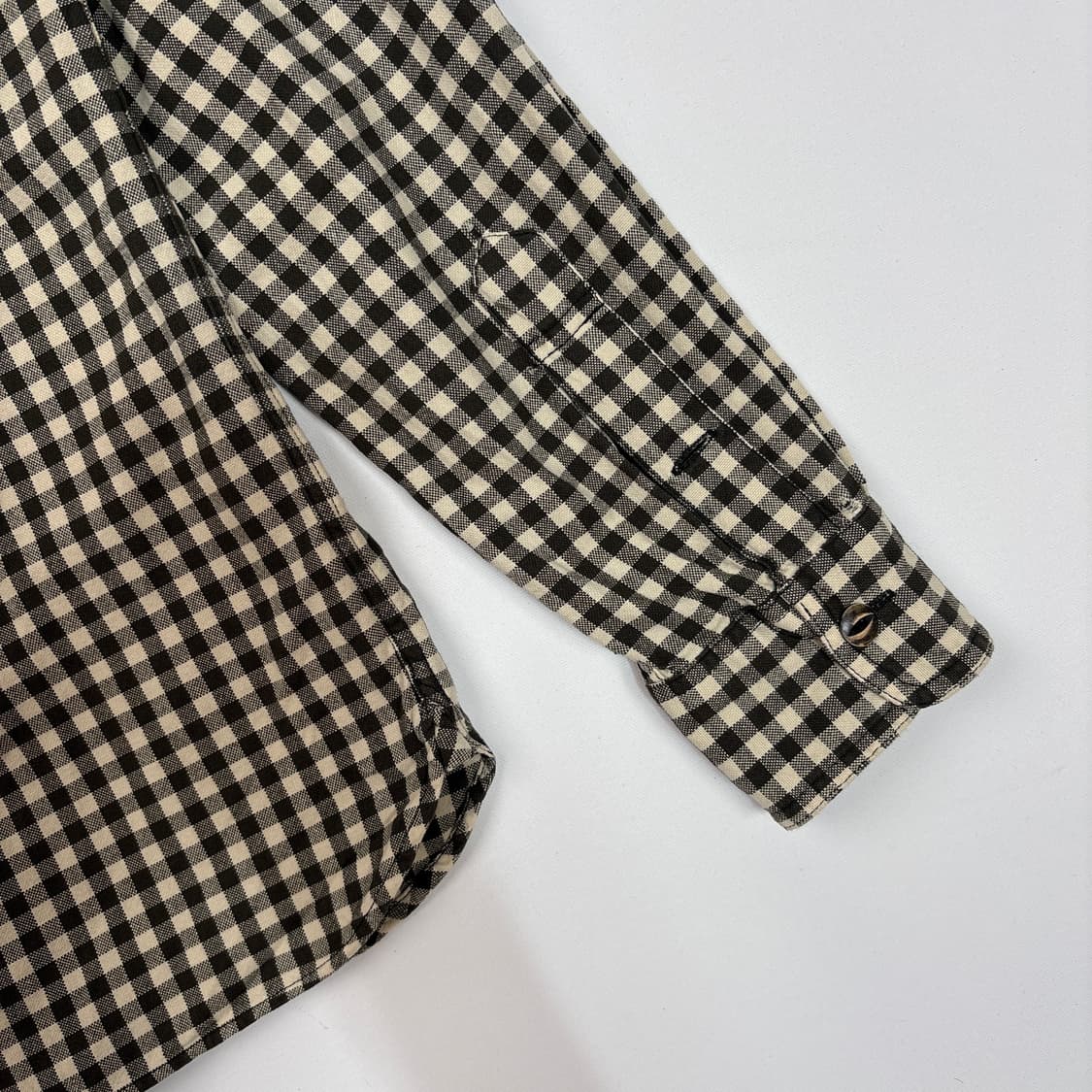 [S] 더블알엘 체크 헨리넥 셔츠 상품이미지4