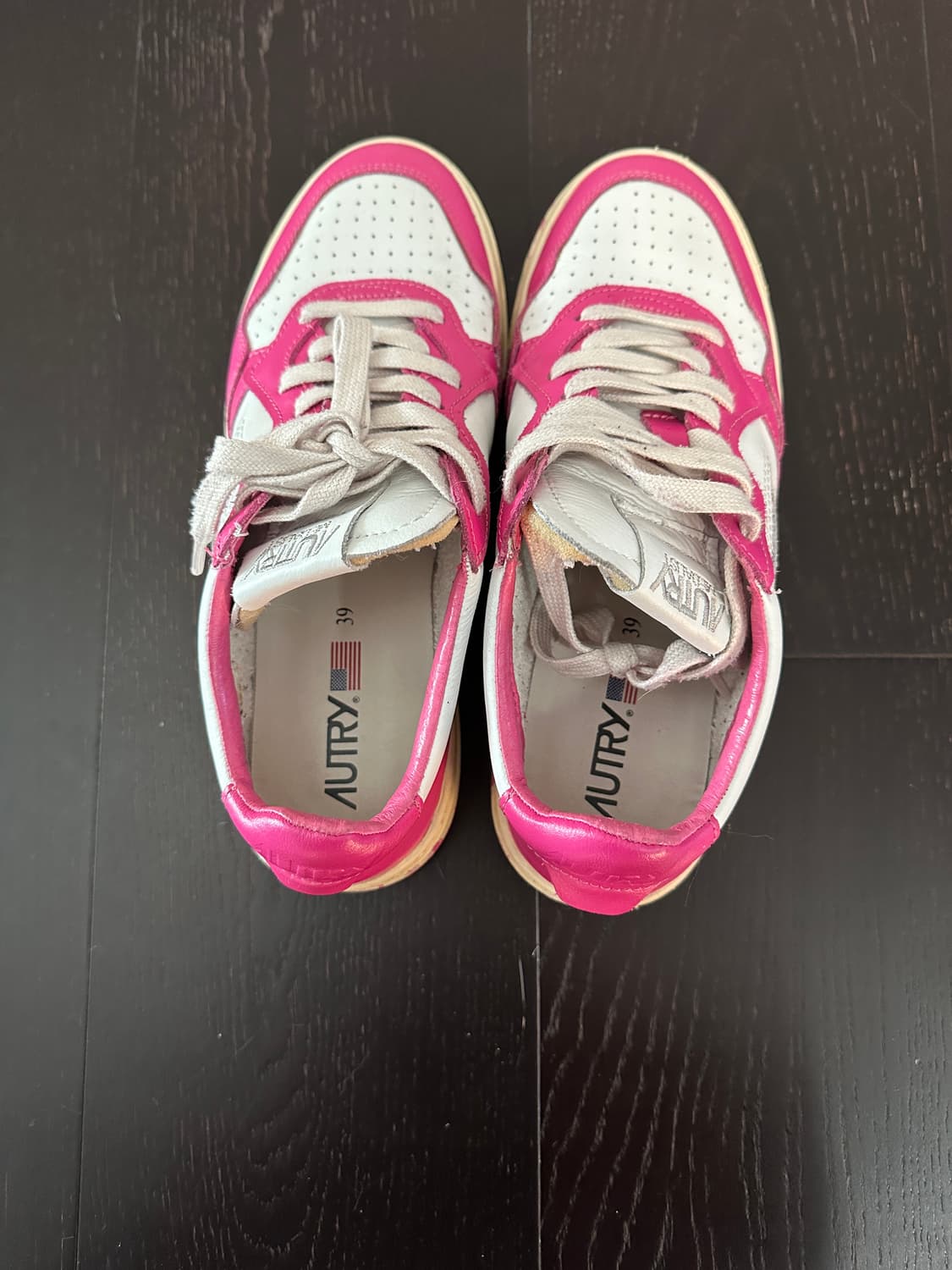 Autry 오트리 메달리스트 핑크 스니커즈 상품이미지4