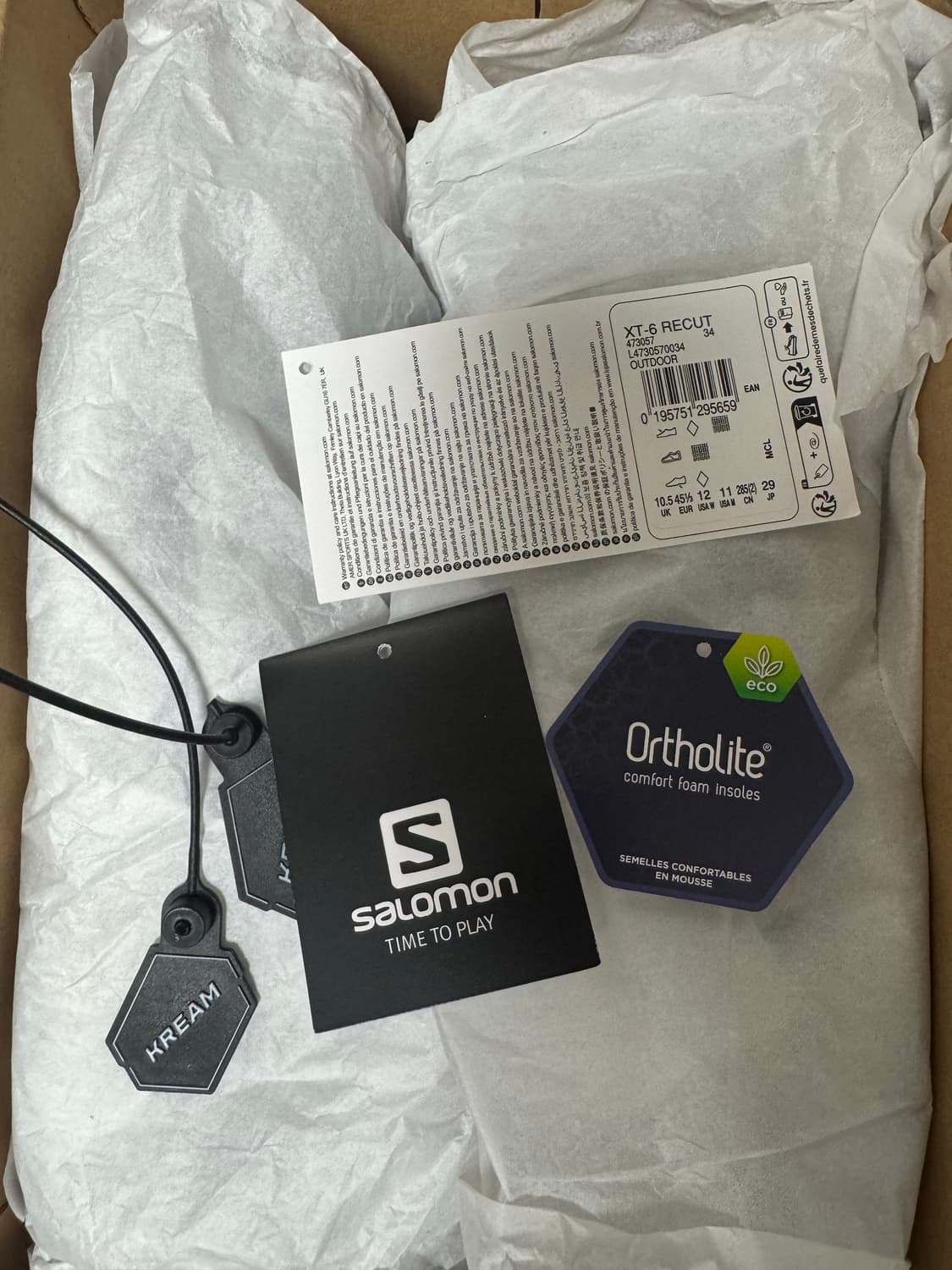 살로몬 XT-6 290 리컷 팬텀 바닐라아이스 상품이미지7