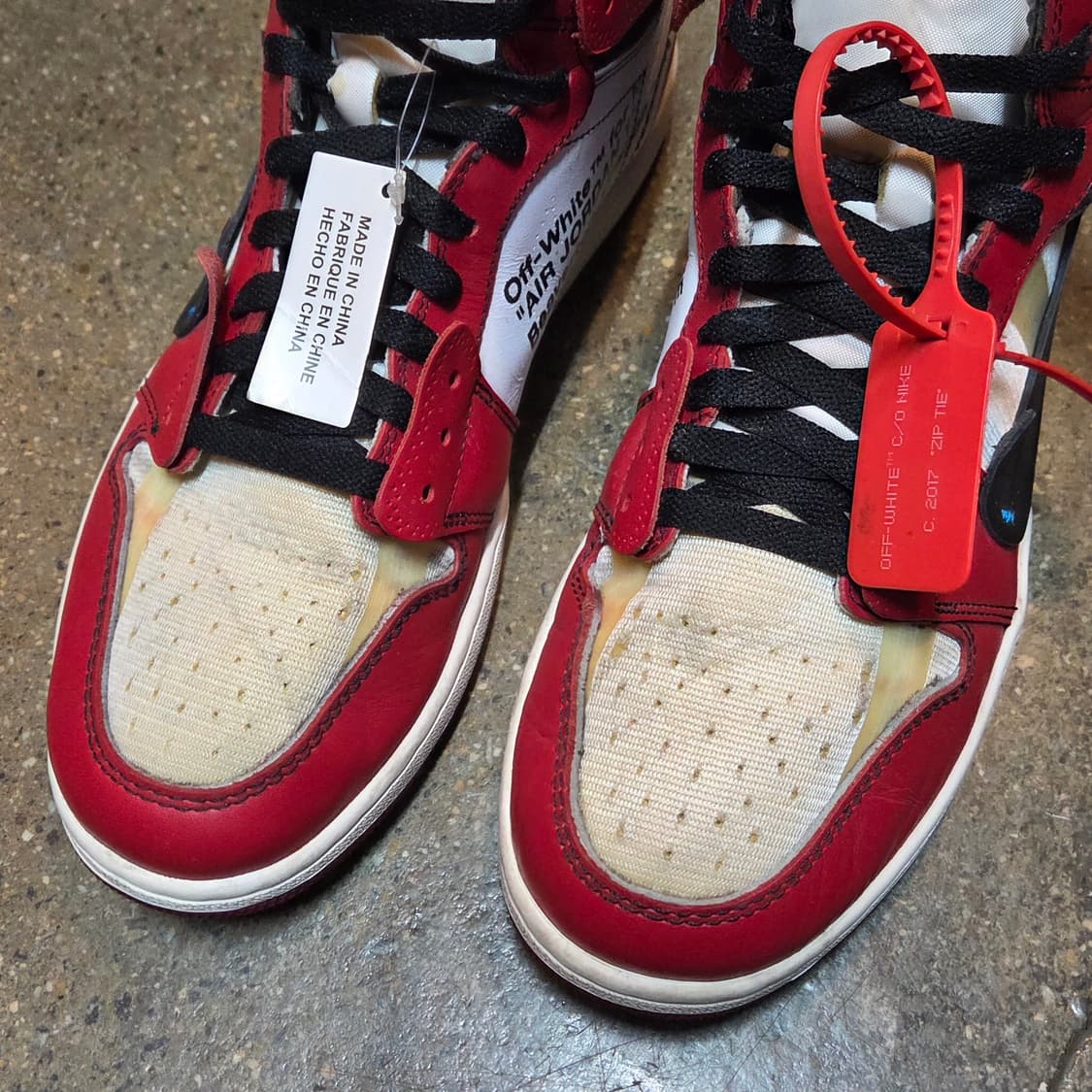 나이키 조던 1 x 오프화이트 레트로 하이 시카고 더 텐 (290) 상품이미지4