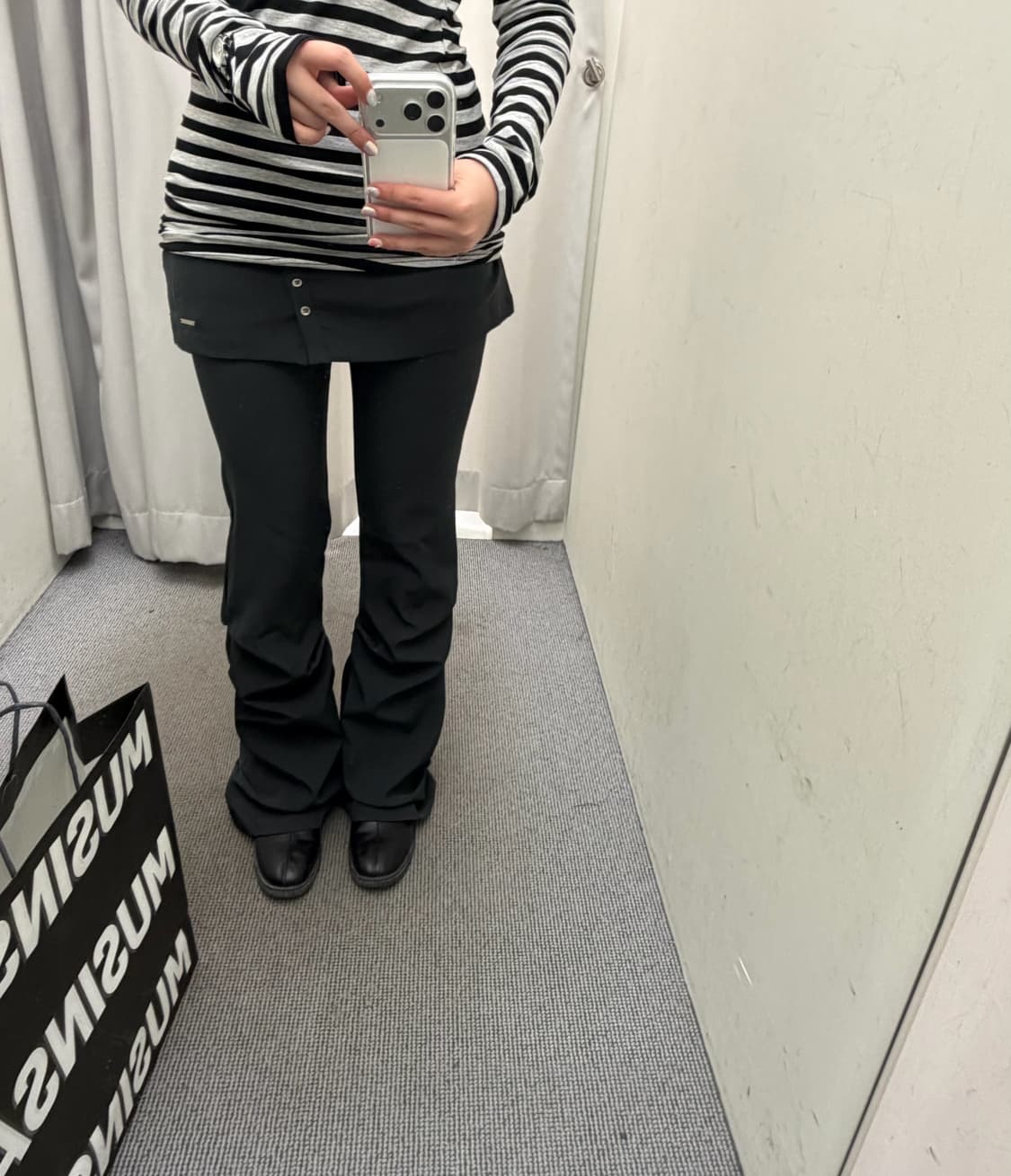 미세키서울 Draped shirt skirt pants SET 상품이미지3